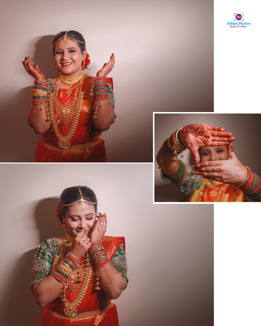 A stunning Muslim wedding bride in traditional Indian attire, radiating beauty and elegance. 