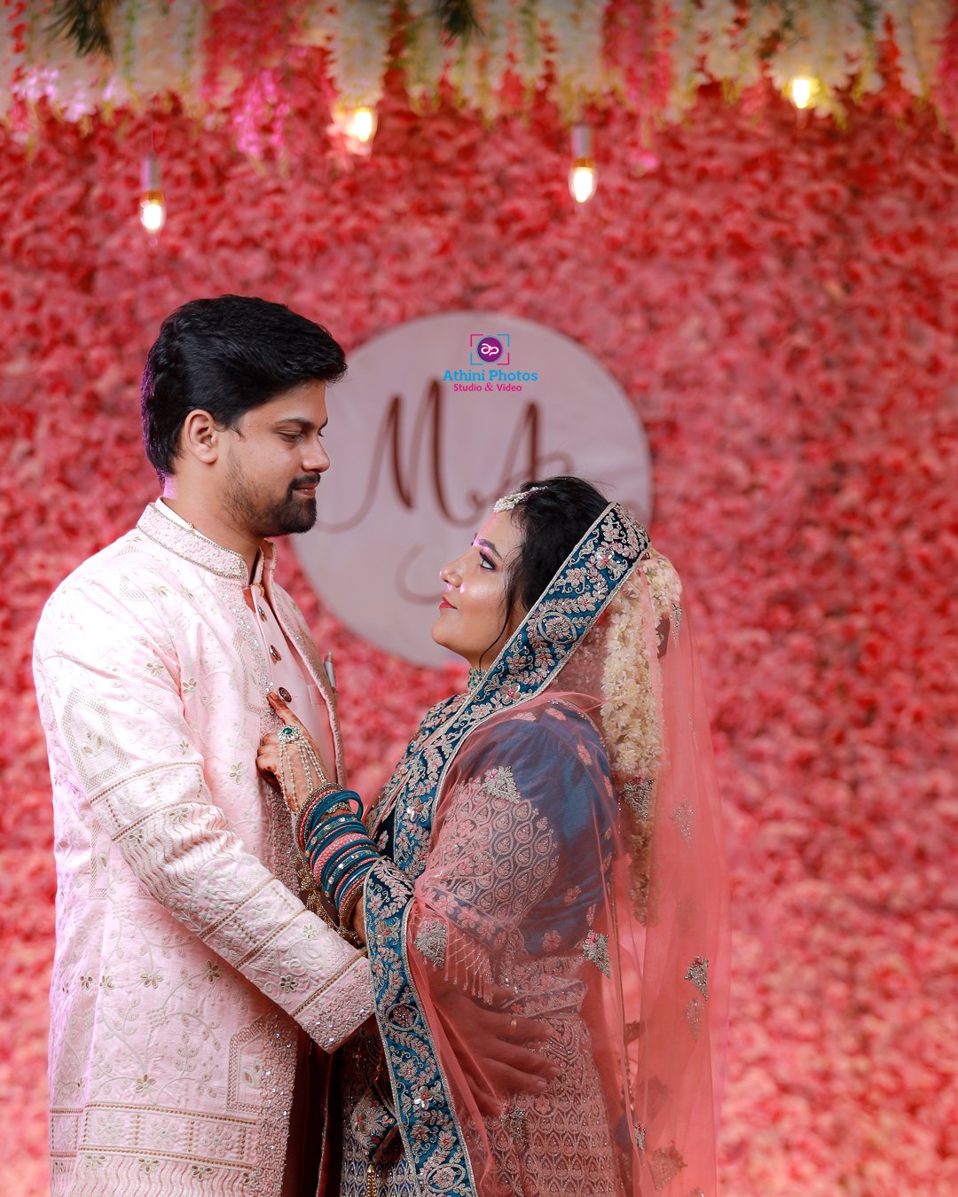 Wedding photographer capturing a Muslim wedding in Bangalore, presented by Athini Photos in Coimbatore. 