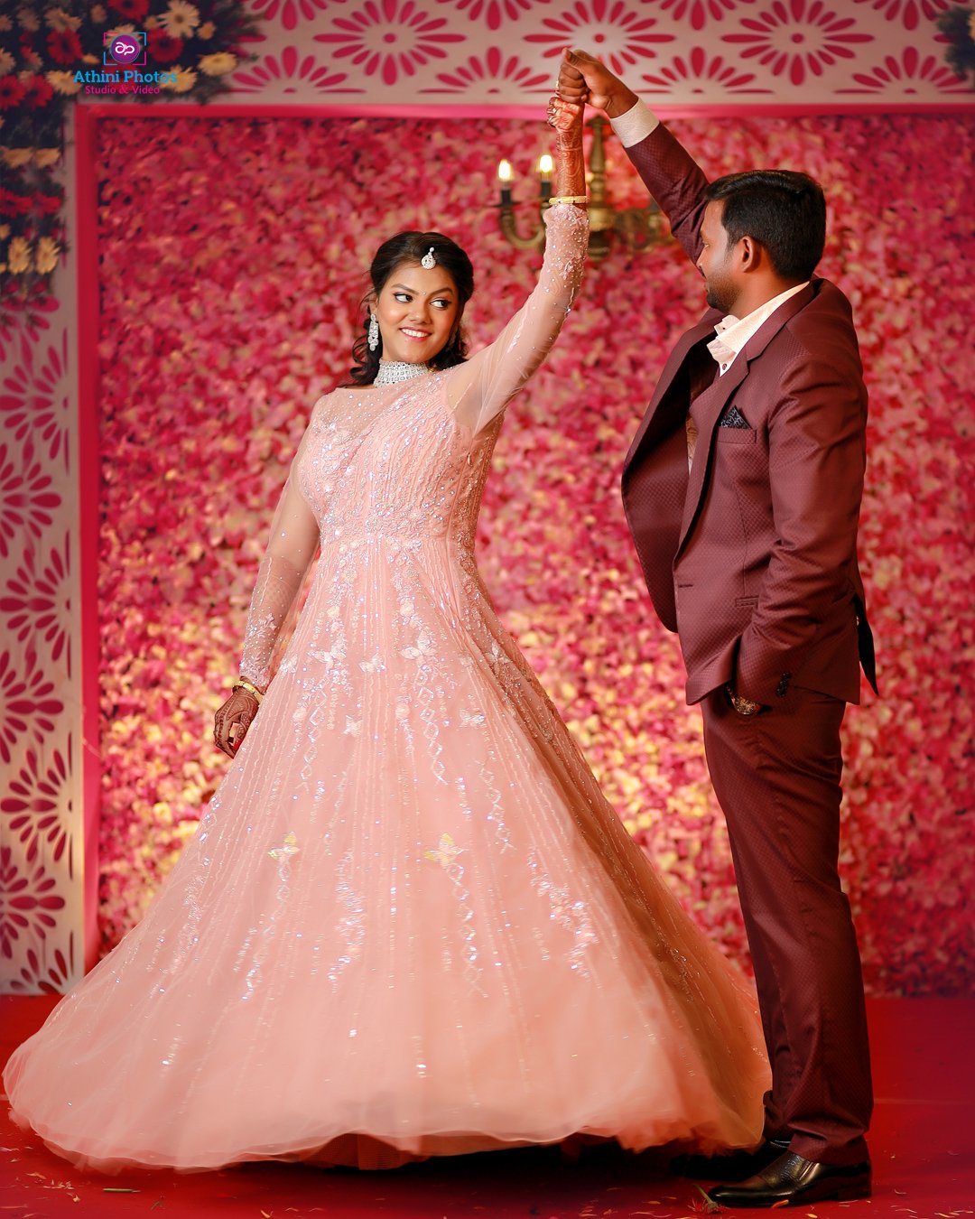 Professional wedding photographer capturing special moments in Hyderabad.