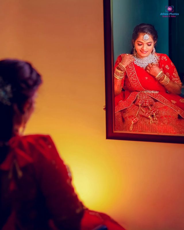 Enchanting Bridal Photo Shoot in Coimbatore Gowrikrishnan & Monica's Love Story