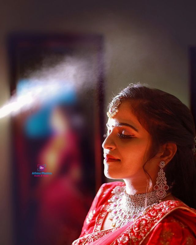 Enchanting Bridal Photo Shoot in Coimbatore Gowrikrishnan & Monica's Love Story