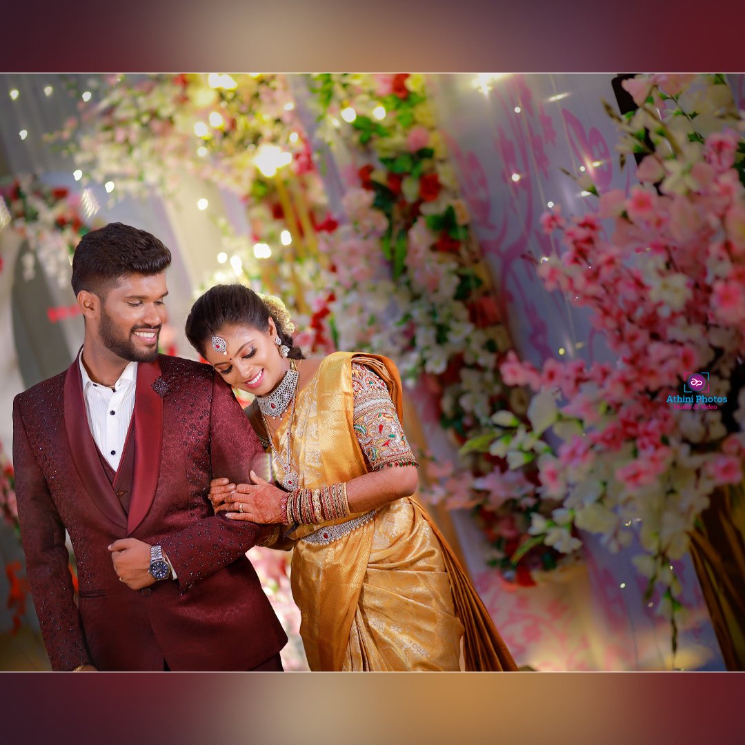 Capturing Joy Pranesh Shangavi's Enchanting Wedding Through Athini Photos' Lens 