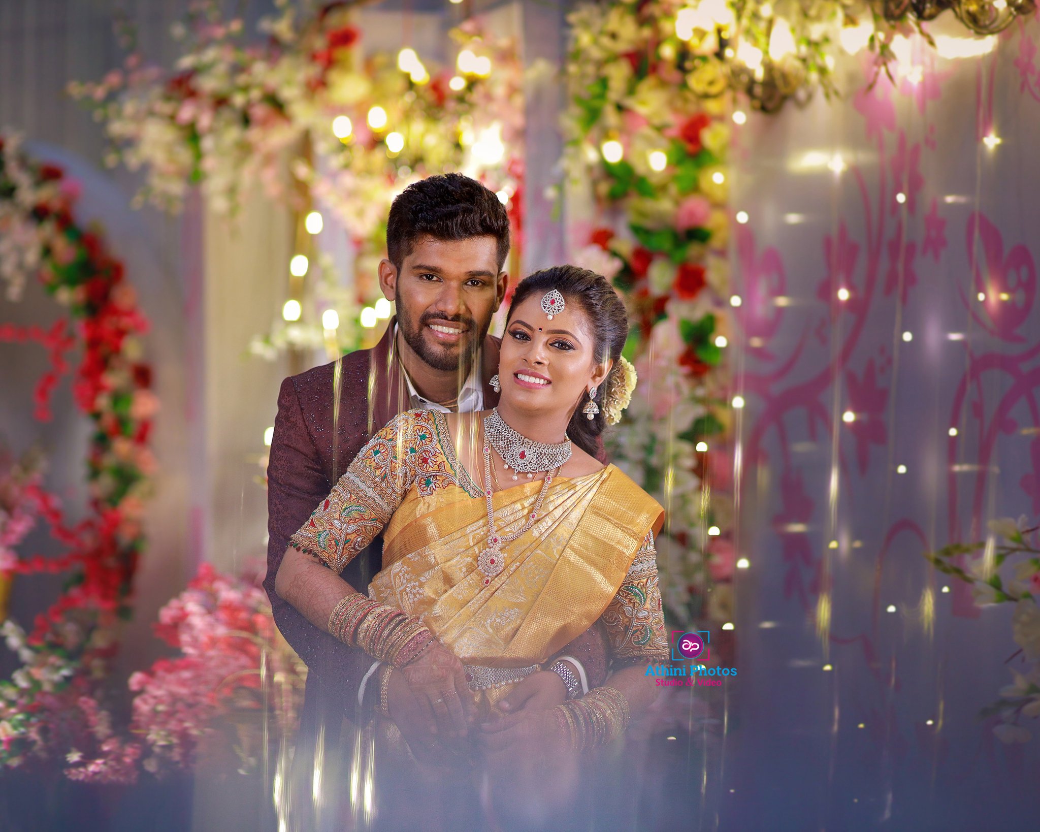 Capturing Joy Pranesh Shangavi's Enchanting Wedding Through Athini Photos' Lens 