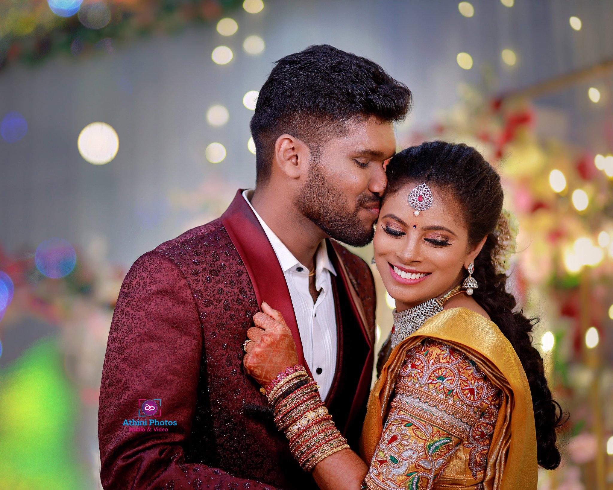 Capturing Joy Pranesh Shangavi's Enchanting Wedding Through Athini Photos' Lens 