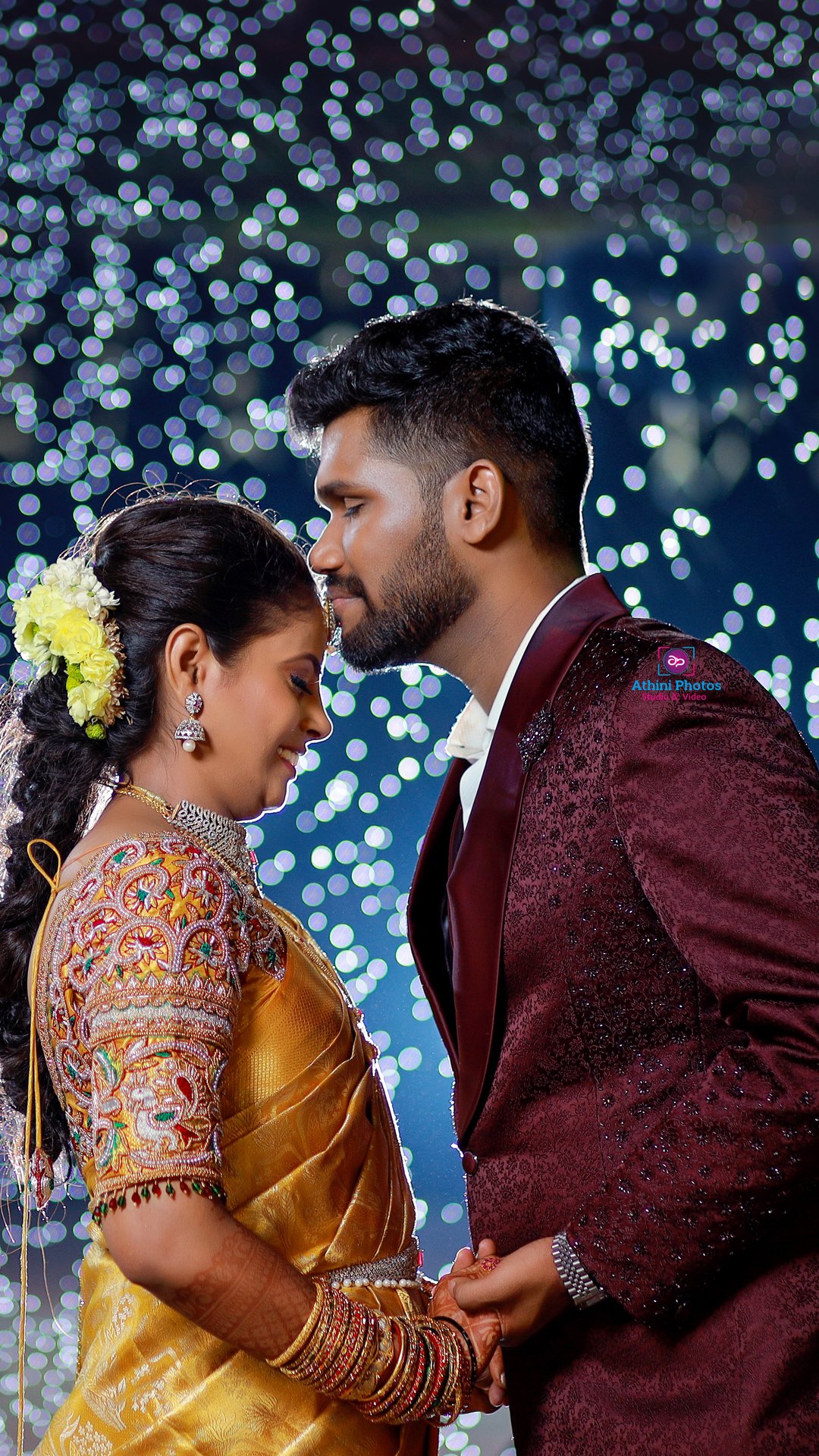 Capturing Joy Pranesh Shangavi's Enchanting Wedding Through Athini Photos' Lens 