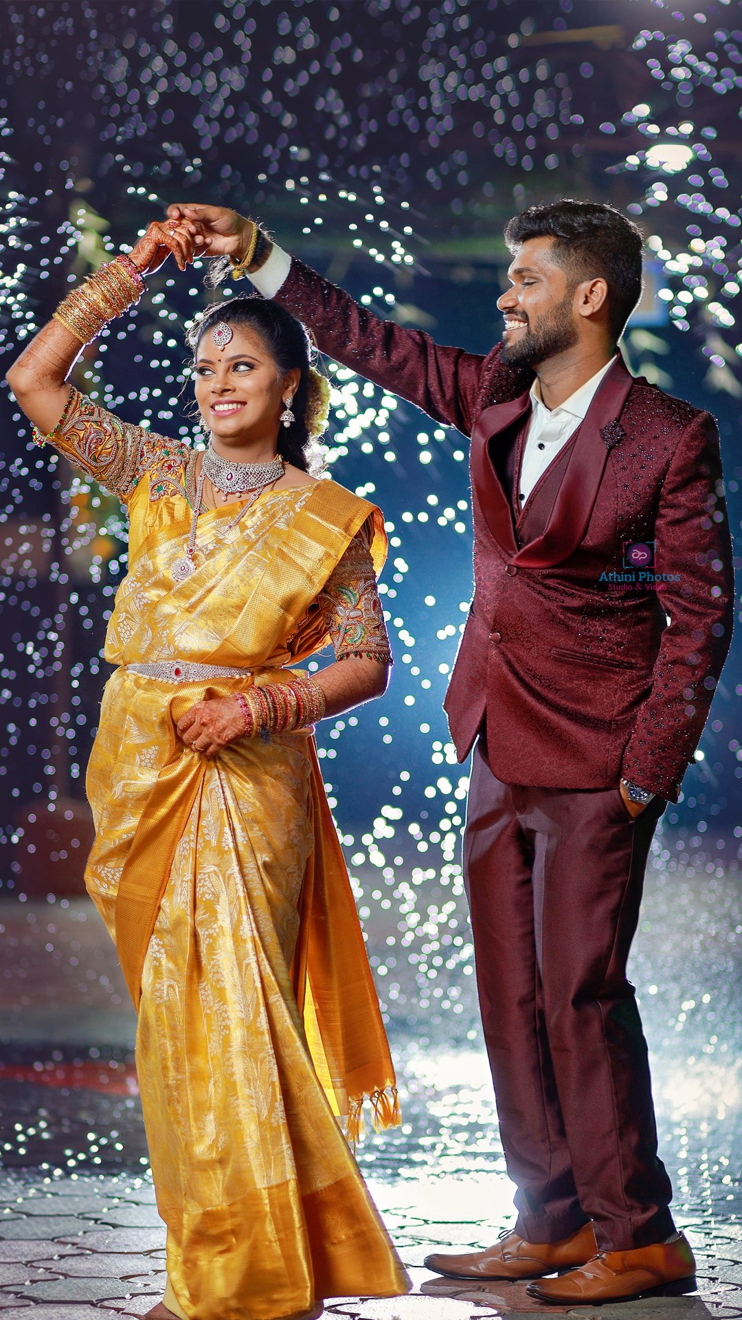 Capturing Joy Pranesh Shangavi's Enchanting Wedding Through Athini Photos' Lens 