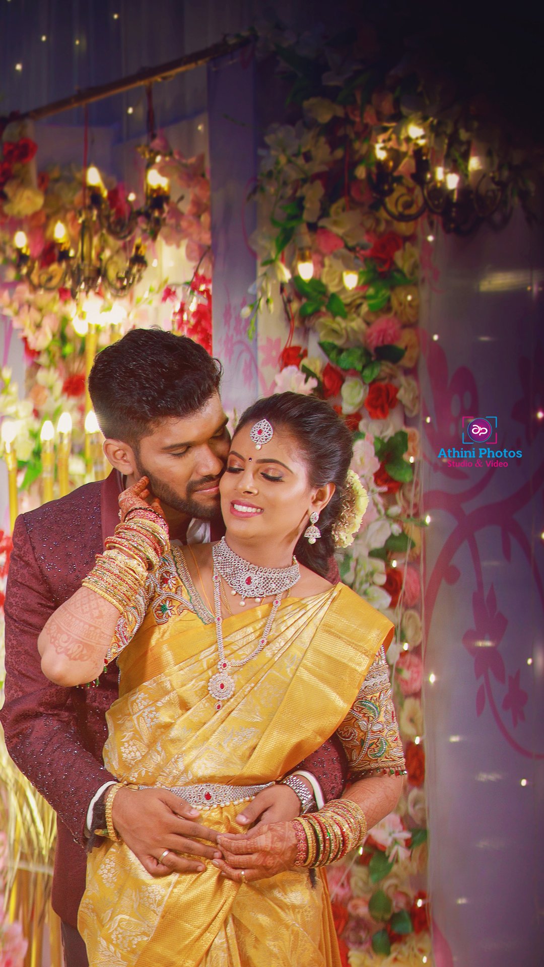 Capturing Joy Pranesh Shangavi's Enchanting Wedding Through Athini Photos' Lens 
