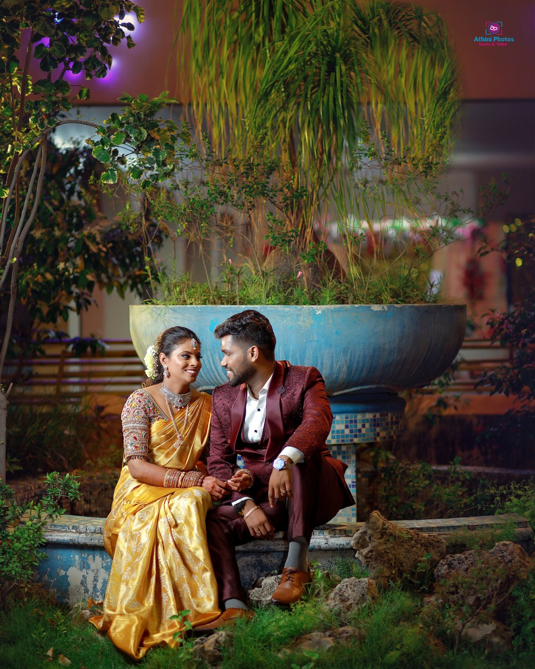 Capturing Joy Pranesh Shangavi's Enchanting Wedding Through Athini Photos' Lens 