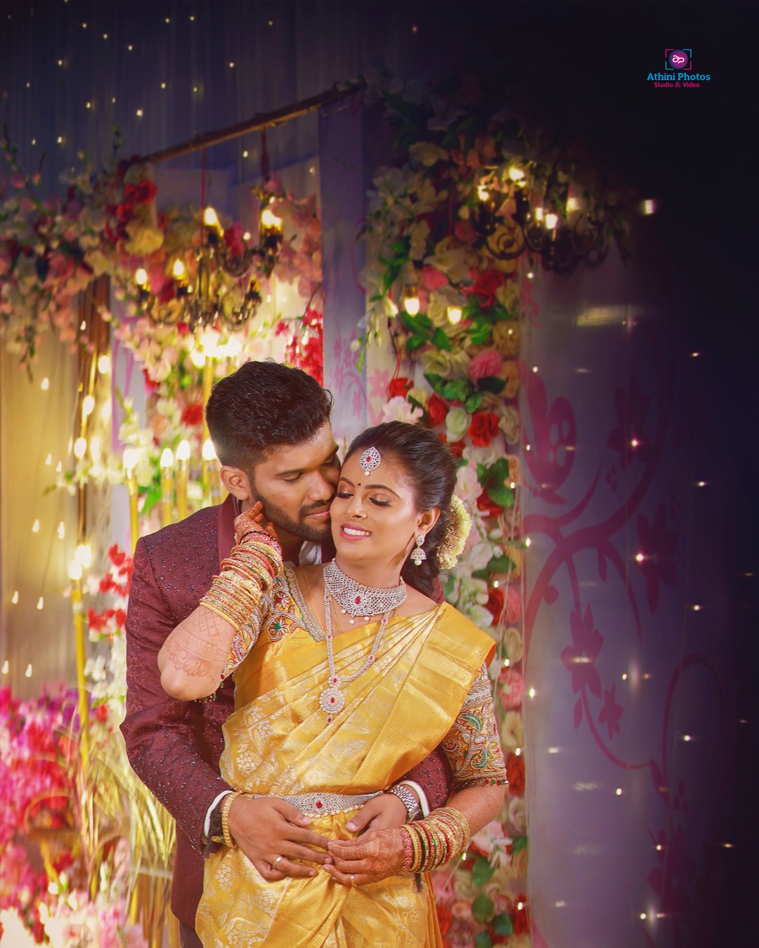 Capturing Joy Pranesh Shangavi's Enchanting Wedding Through Athini Photos' Lens 