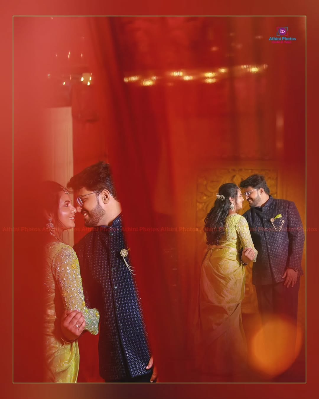 Sanjay & Hema's Enchanting Tamil Wedding Reception in Namakkal