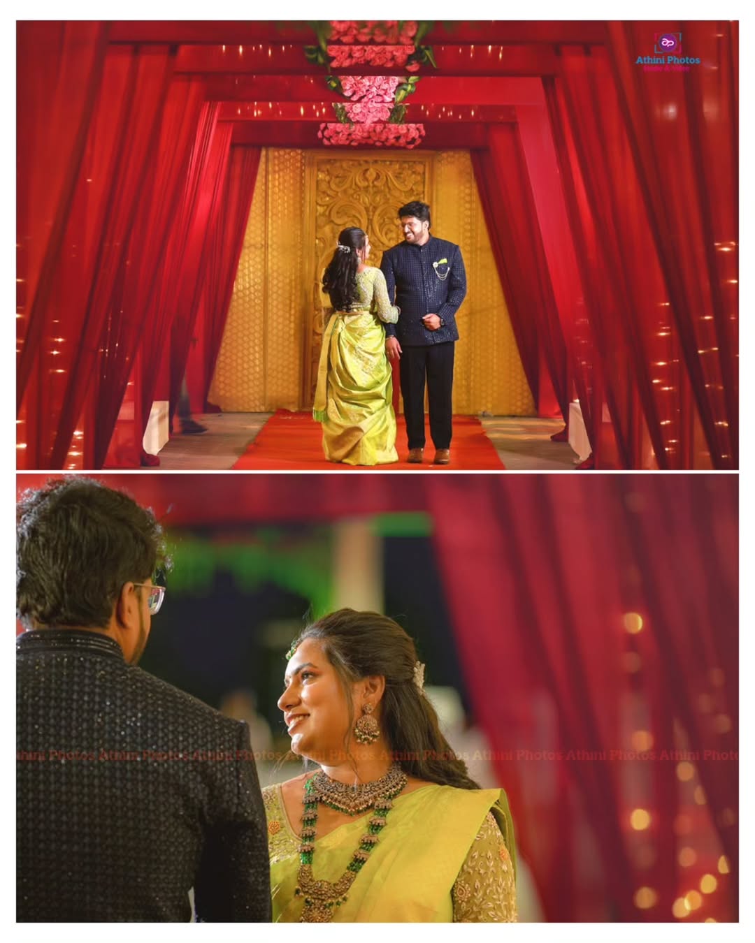 Sanjay & Hema's Enchanting Tamil Wedding Reception in Namakkal
