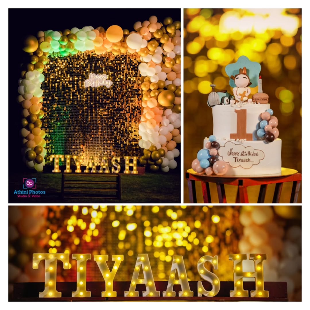 Magical Baby Birthday Photography at SR Jungle Resort | ATHINI PHOTOS

