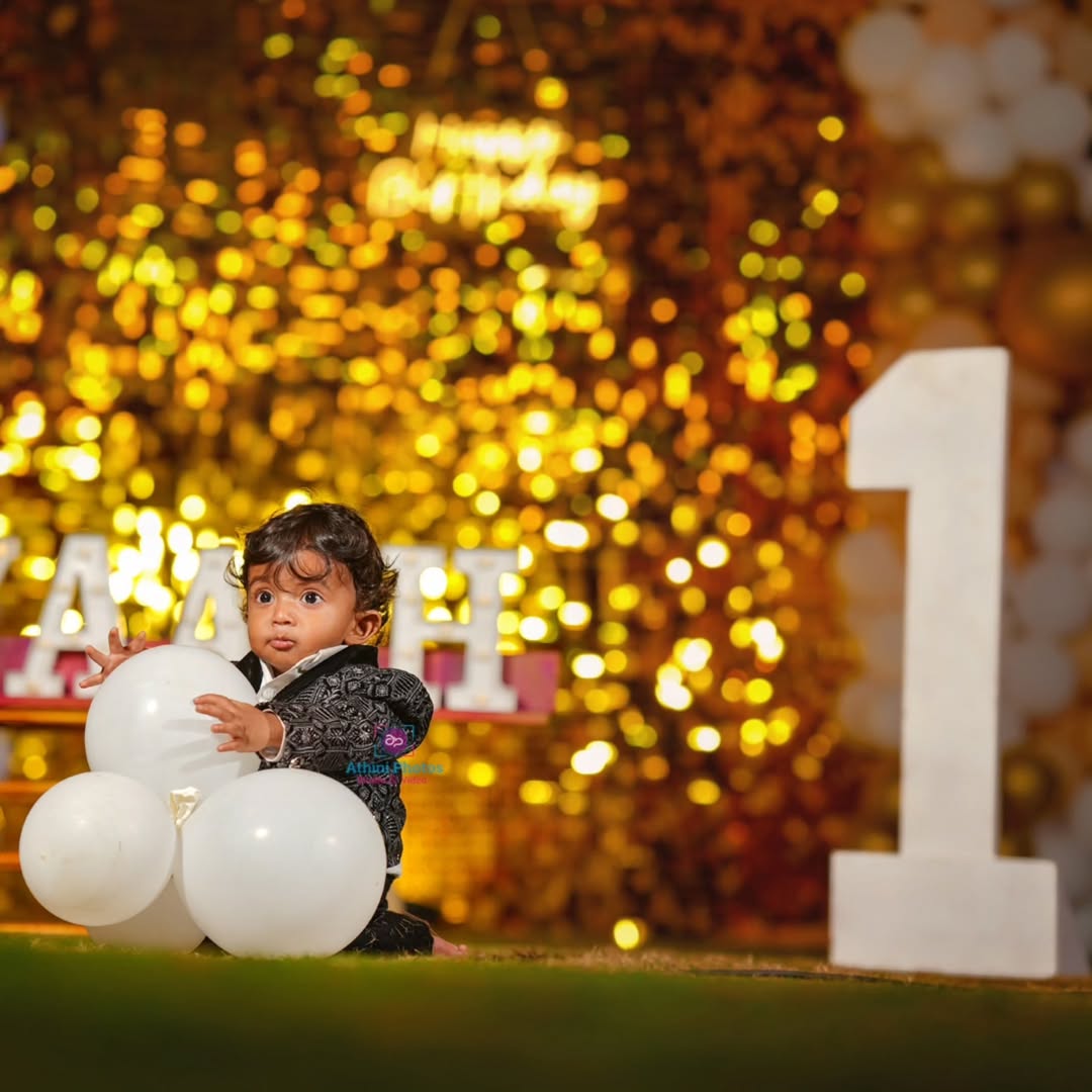 Magical Baby Birthday Photography at SR Jungle Resort | ATHINI PHOTOS
