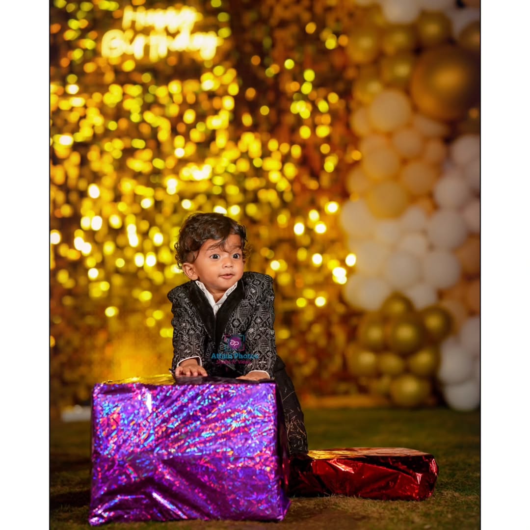 Magical Baby Birthday Photography at SR Jungle Resort | ATHINI PHOTOS

