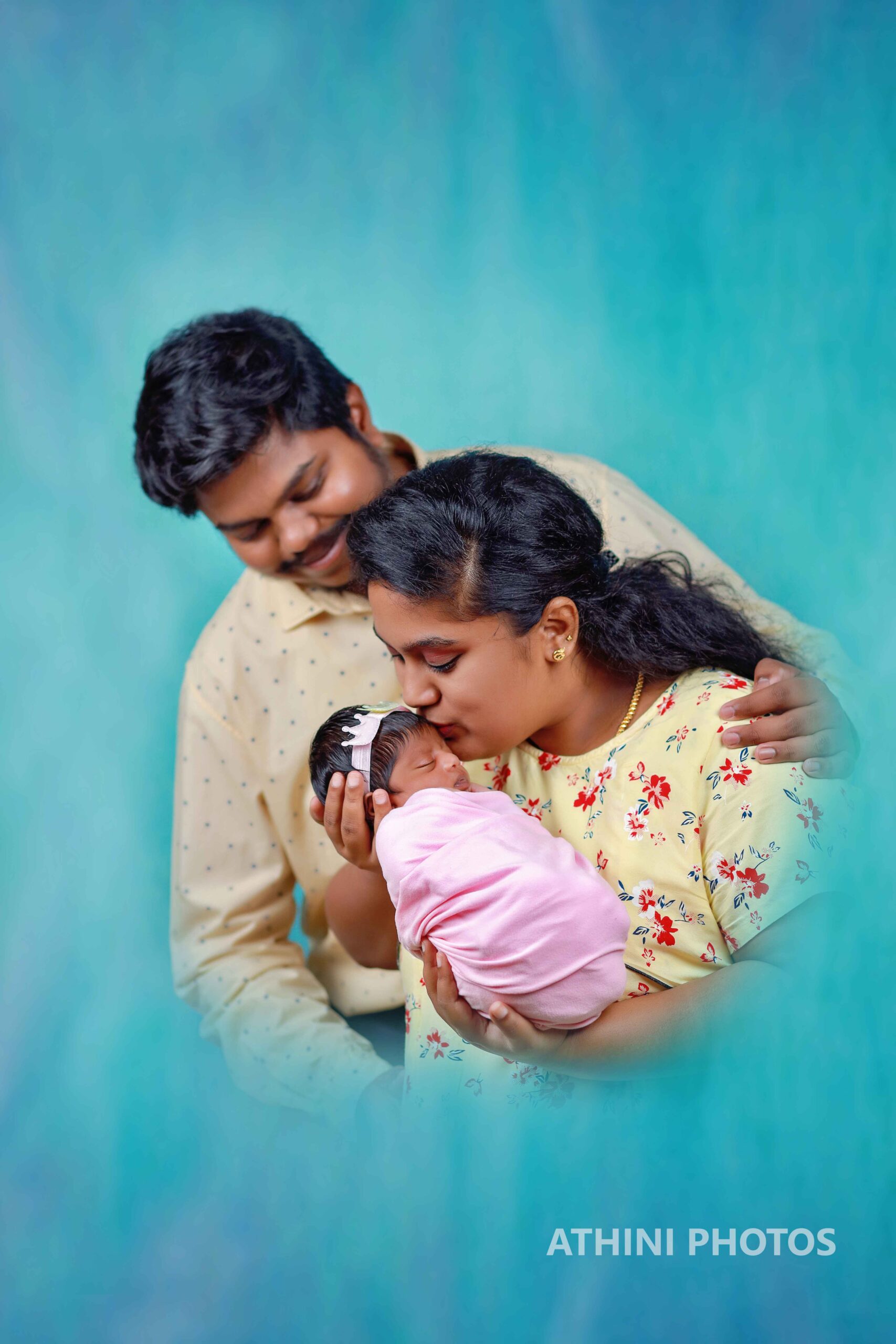 Newborn Photoshoot at Ukkadam, Coimbatore: Capturing Precious Moments with Athini Photos 