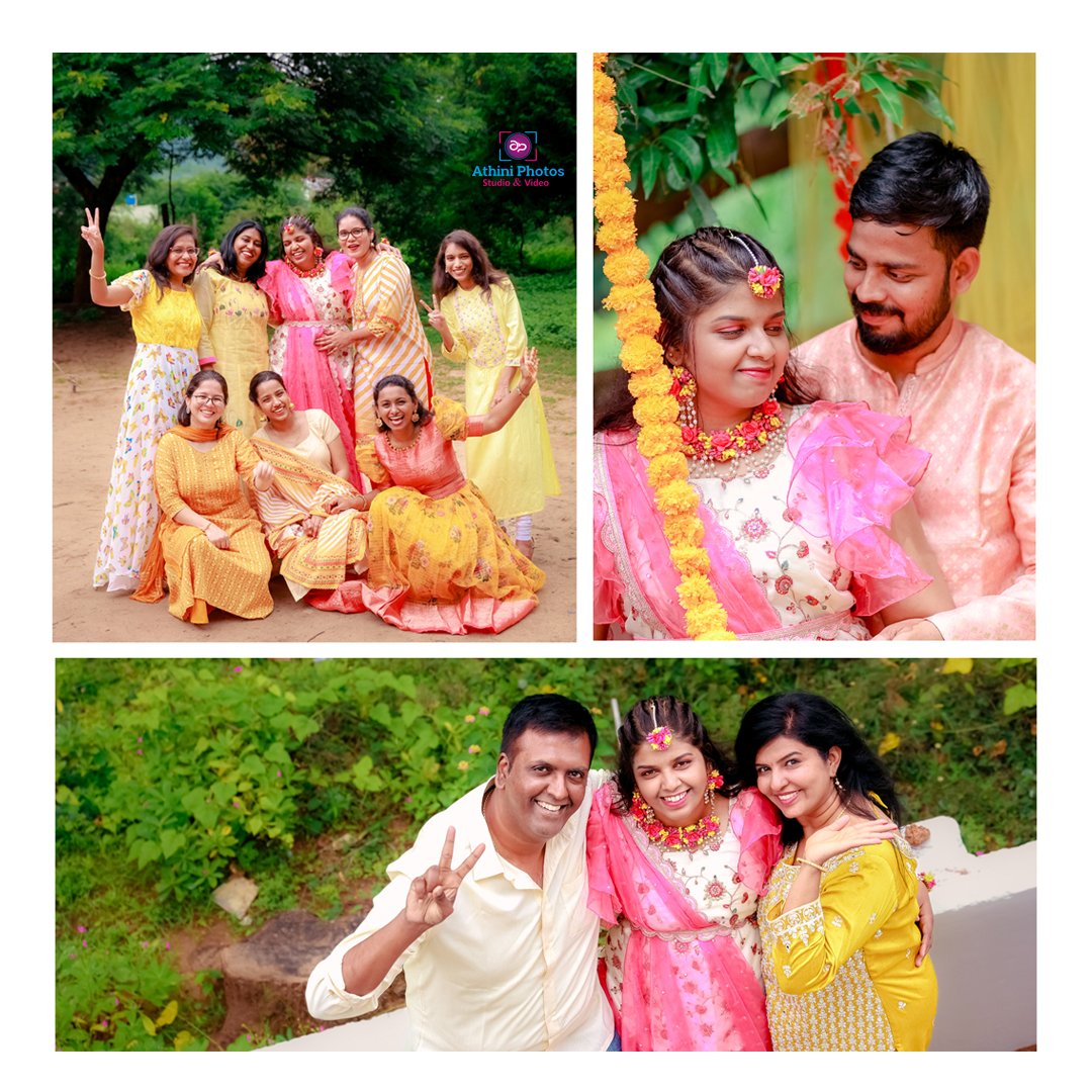 Wedding Photography: Capturing Sainath & Deepa's Vibrant Haldi Ceremony in Coimbatore | Golden Traditions 
