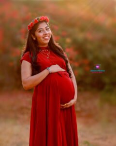 Read more about the article Abhinaya Sai Aravind Maternity Photoshoot Coimbatore Athini Photos