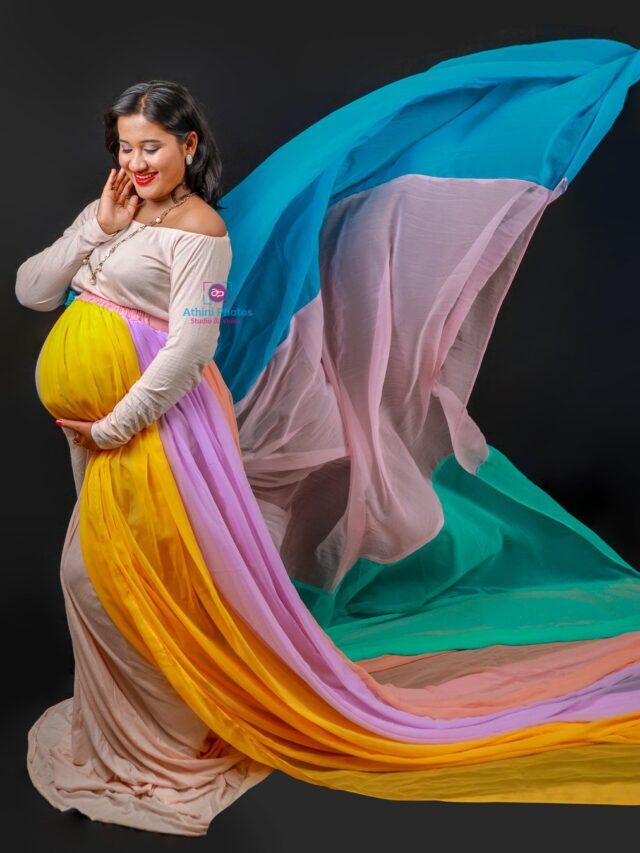 Raveena Mownesh Maternity Photoshoot Coimbatore Athini Photos