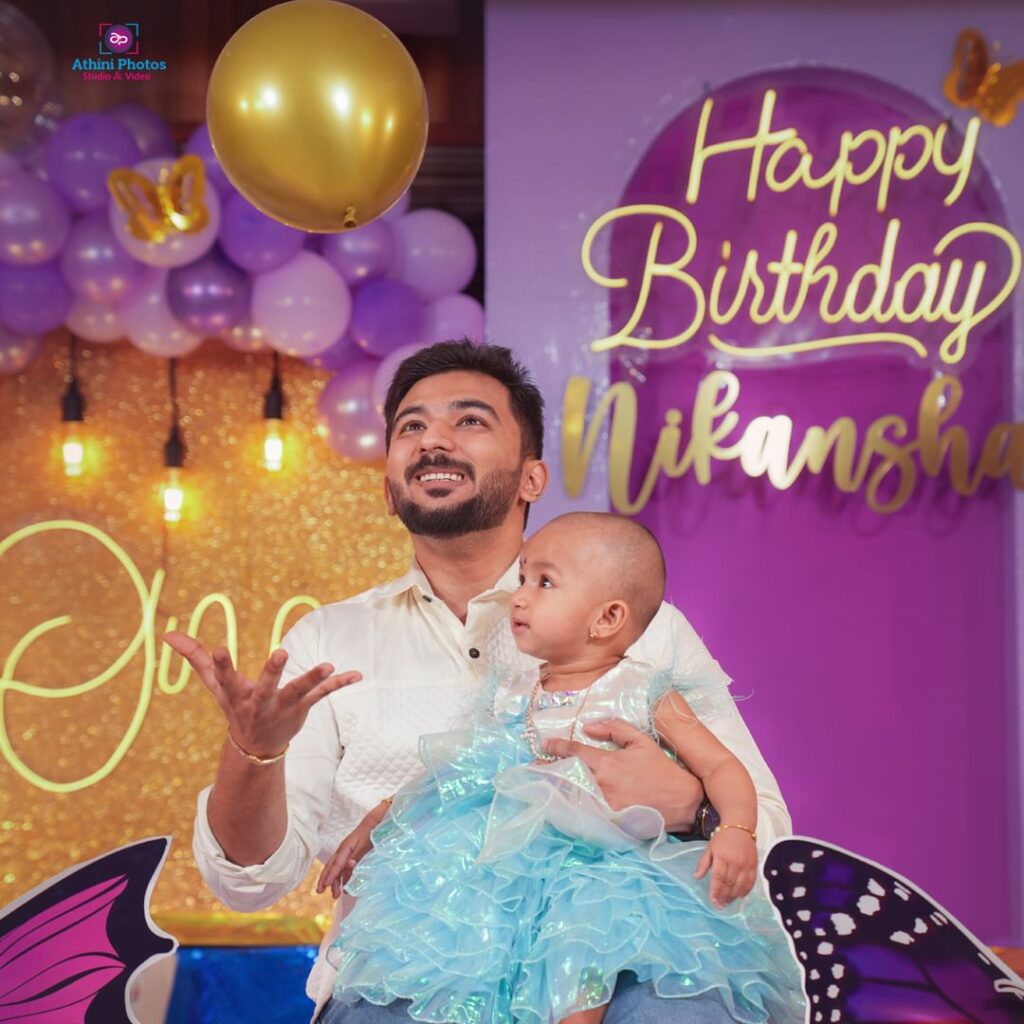 Capturing Precious Moments Baby Nikansha's First Birthday Photoshoot