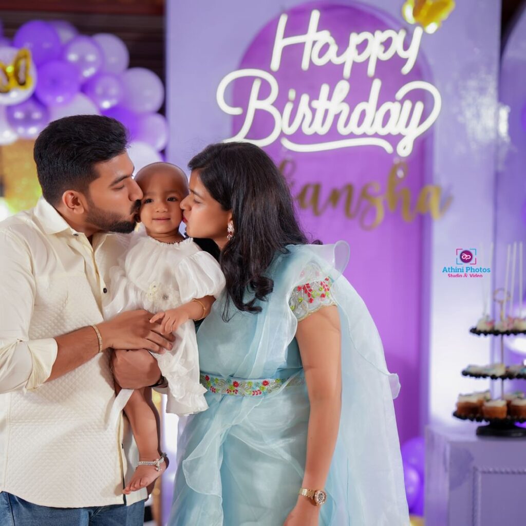 Capturing Precious Moments Baby Nikansha's First Birthday Photoshoot
