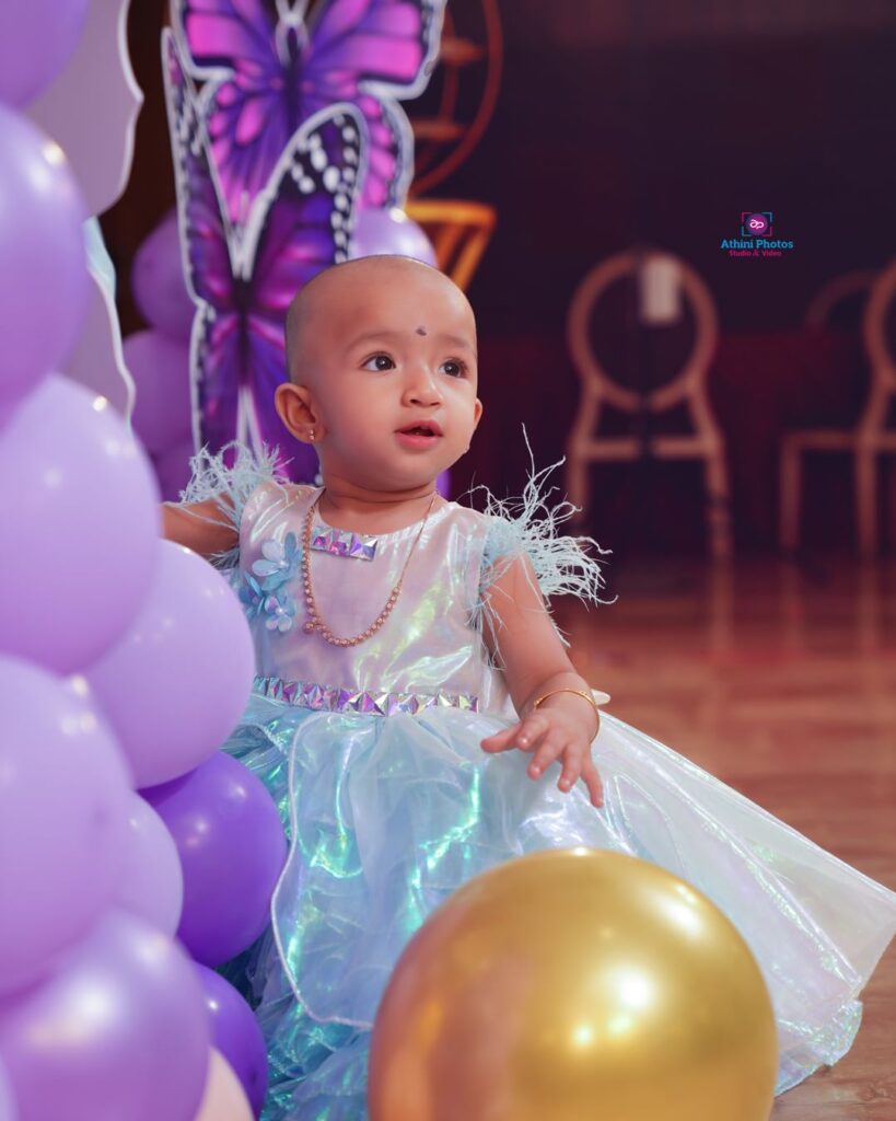 Capturing Precious Moments Baby Nikansha's First Birthday Photoshoot