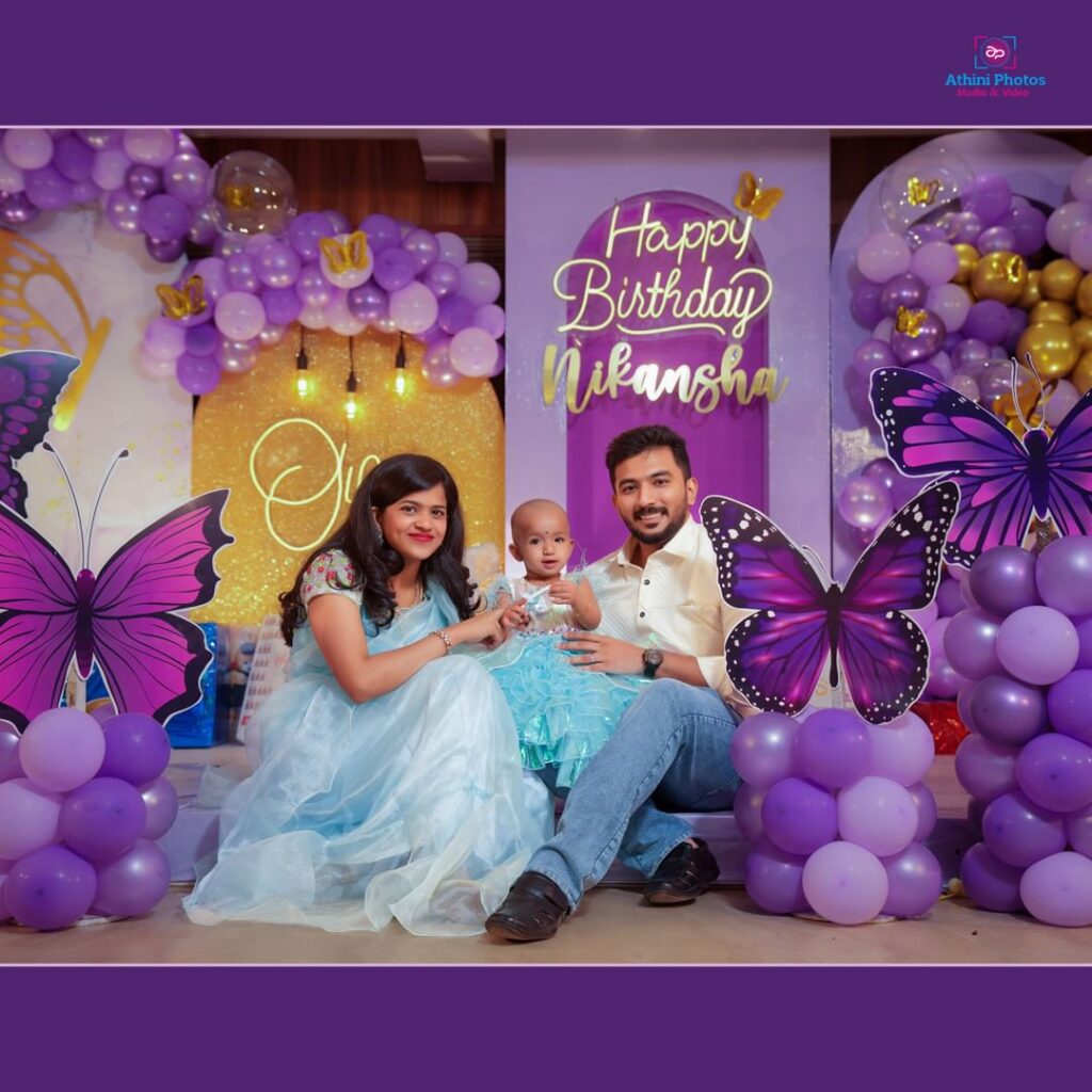 Capturing Precious Moments Baby Nikansha's First Birthday Photoshoot